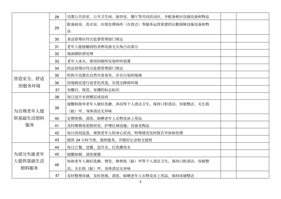 养老院服务质量大检查指南(1)_第3页