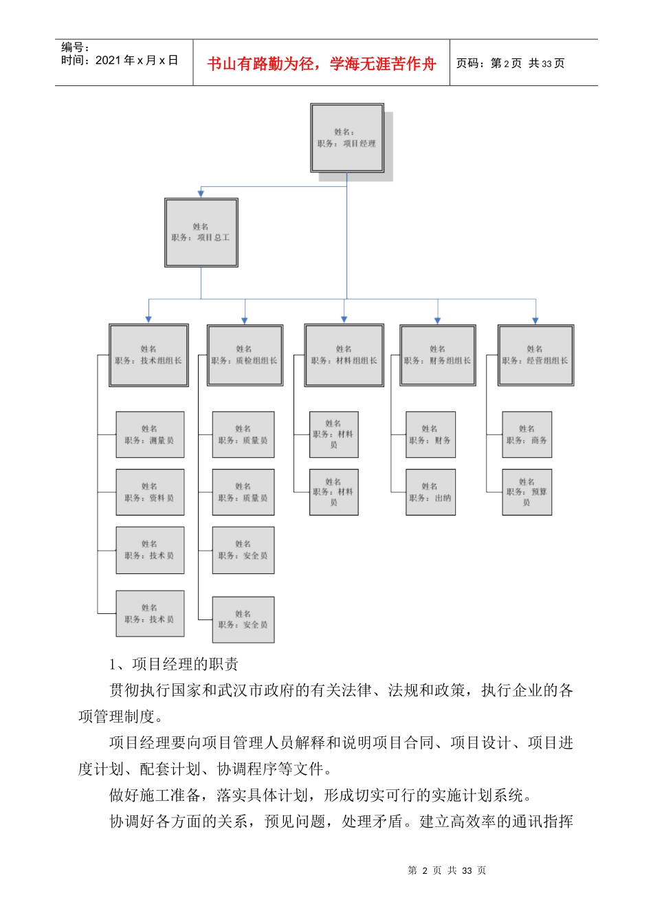 某框架结构综合大楼施工组织设计_第3页