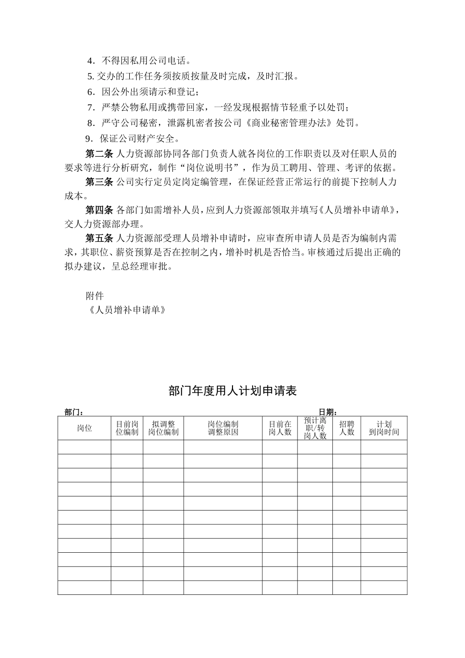 某某集团人力资源管理制度汇总_第2页