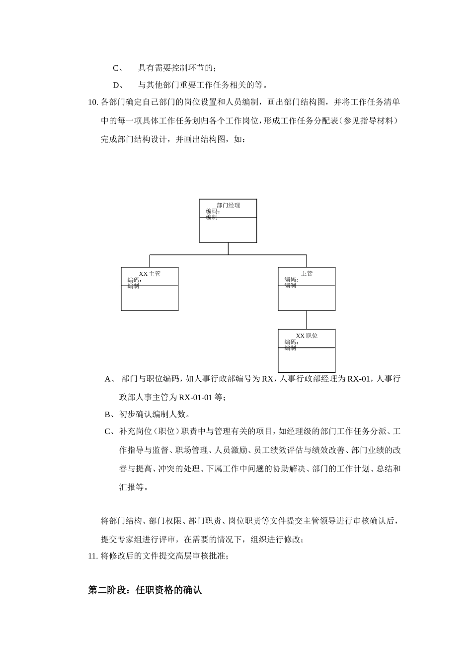 某某企业各部门工作分析报告_第2页
