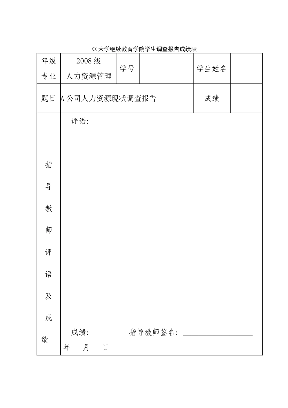 某某公司人力资源现状调查报告_第3页