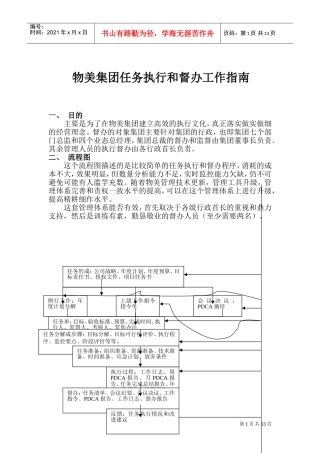 某某集团任务执行与督办工作指南