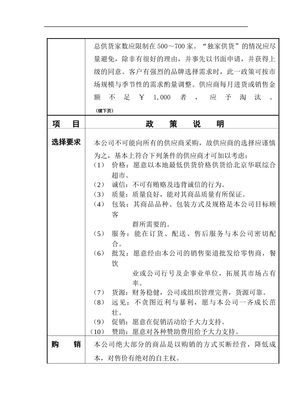 某超市供应商管理手册(doc 27页)_第3页
