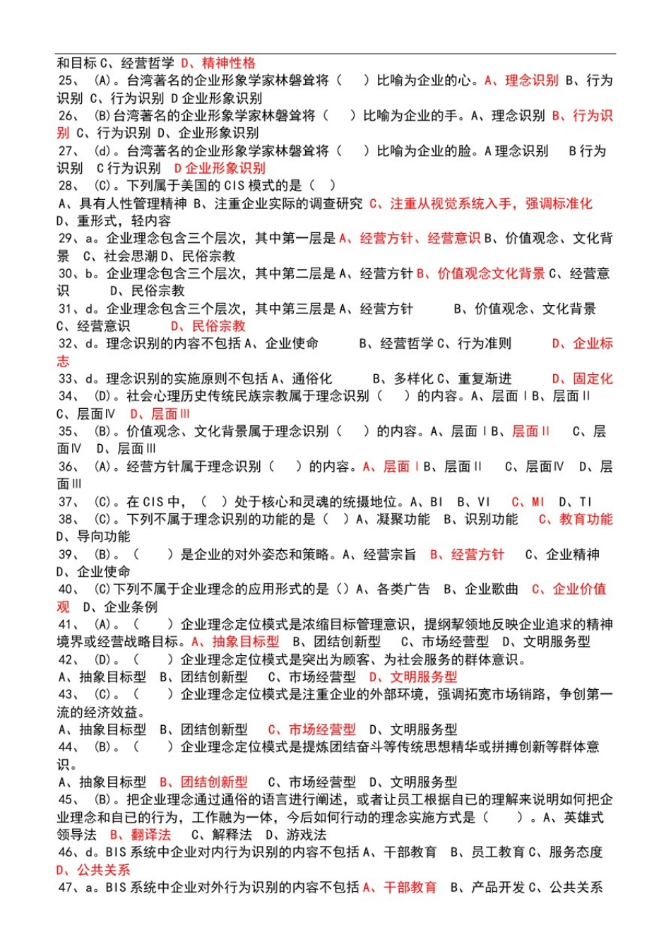 企业形象设计试题_第2页