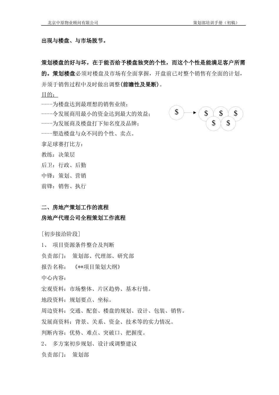 某物业顾问有限公司策划部培训手册_第3页