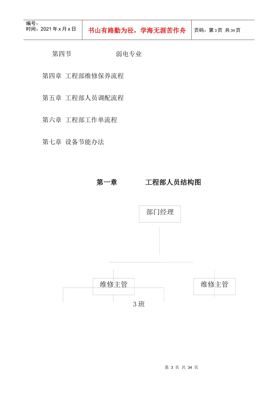 某物业公司工程部运行手册_第3页