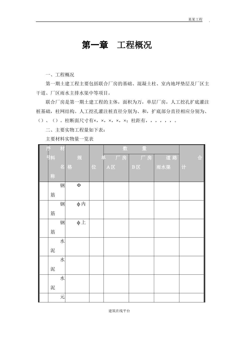 某联合厂房施工组织设计_第3页