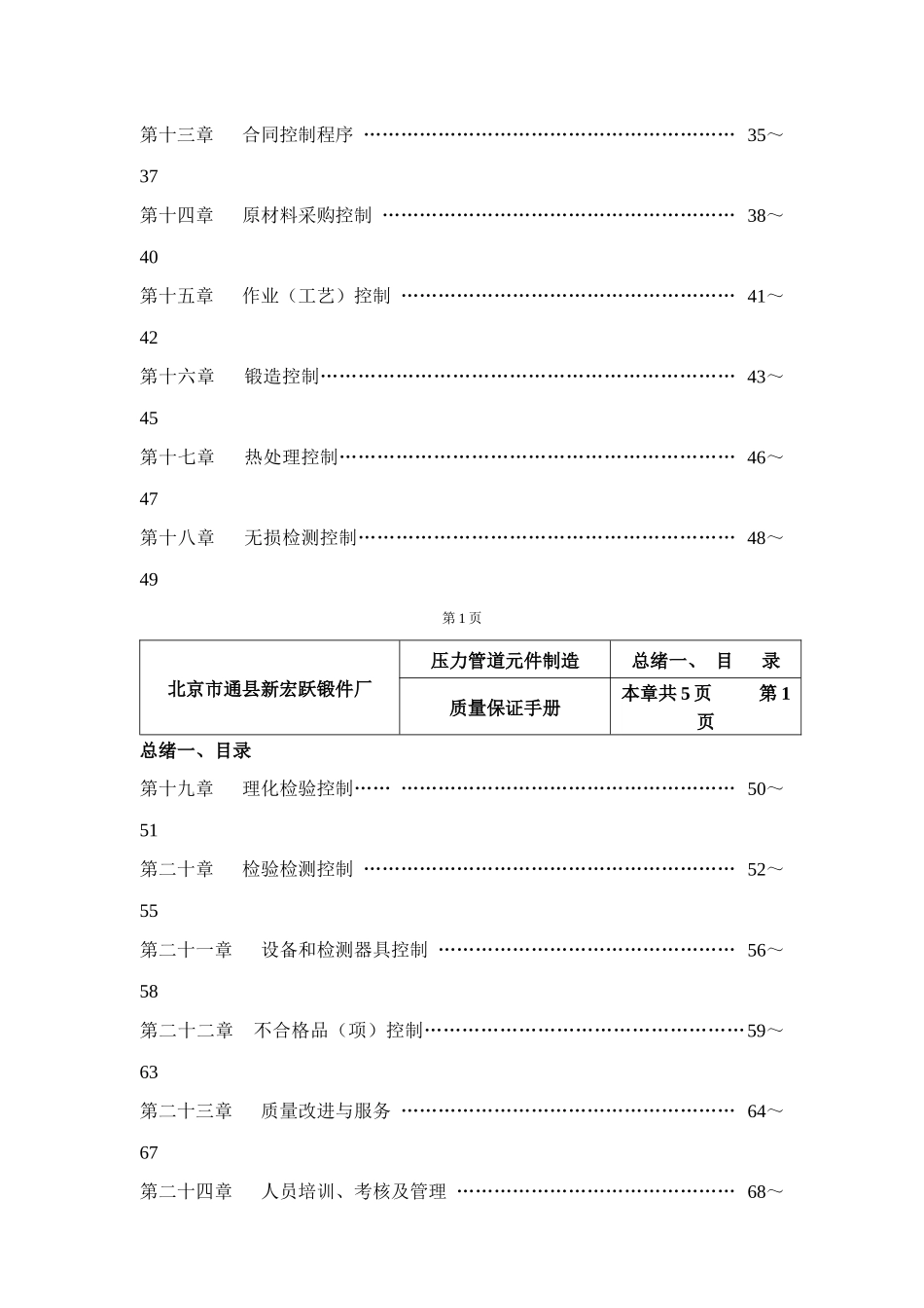 压力管道元件制造质保手册_第3页