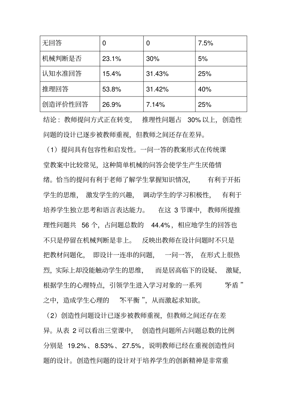 小学数学课堂观察分析诊断报告样本_第3页