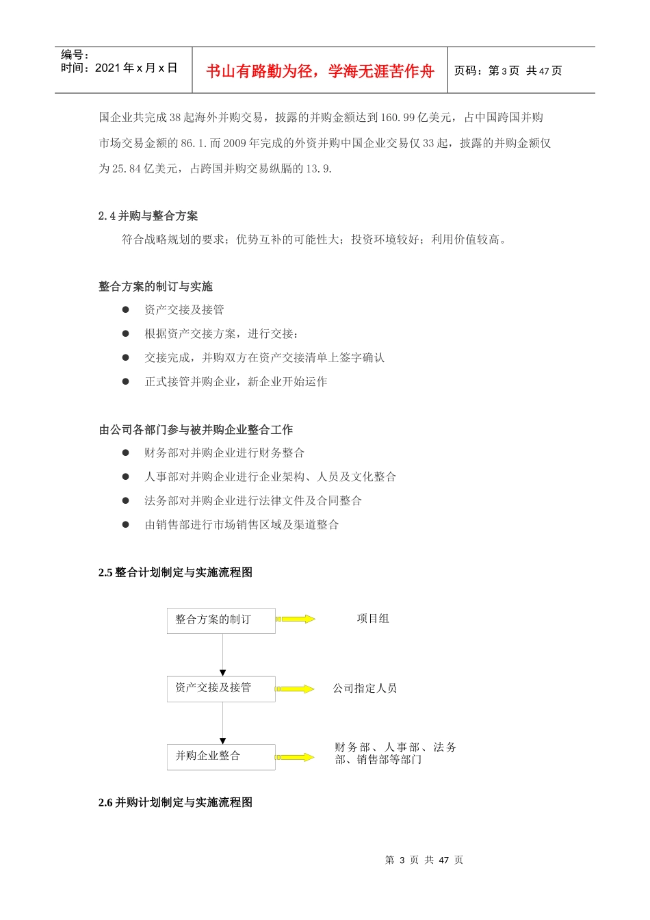 某股份有限公司并购分析流程_第3页