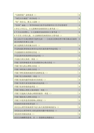 医患沟通学概述