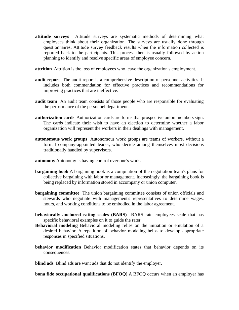 人力资源管理专业词汇（英文版）_第2页