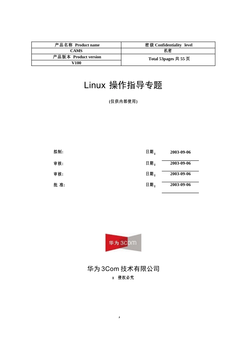 人力资源-Linu某操作指导专题培训_第1页