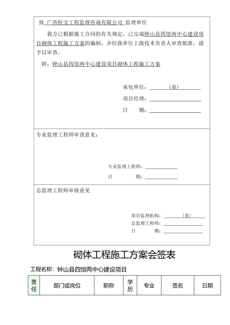 四馆两中心砌体工程施工方案培训资料_第2页