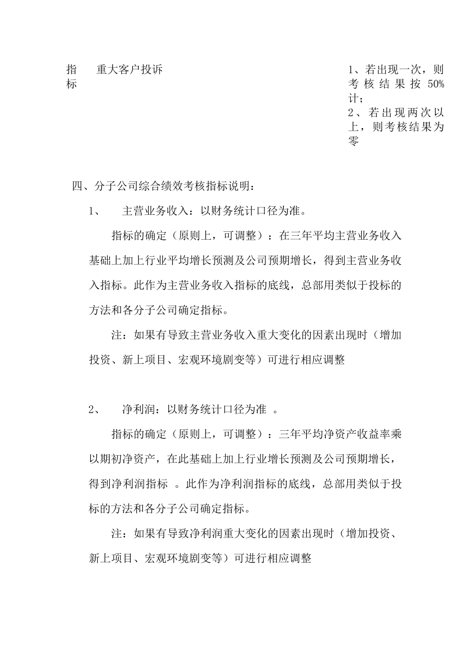 人力资源-A股份公司分子公司绩效管理方案_第3页