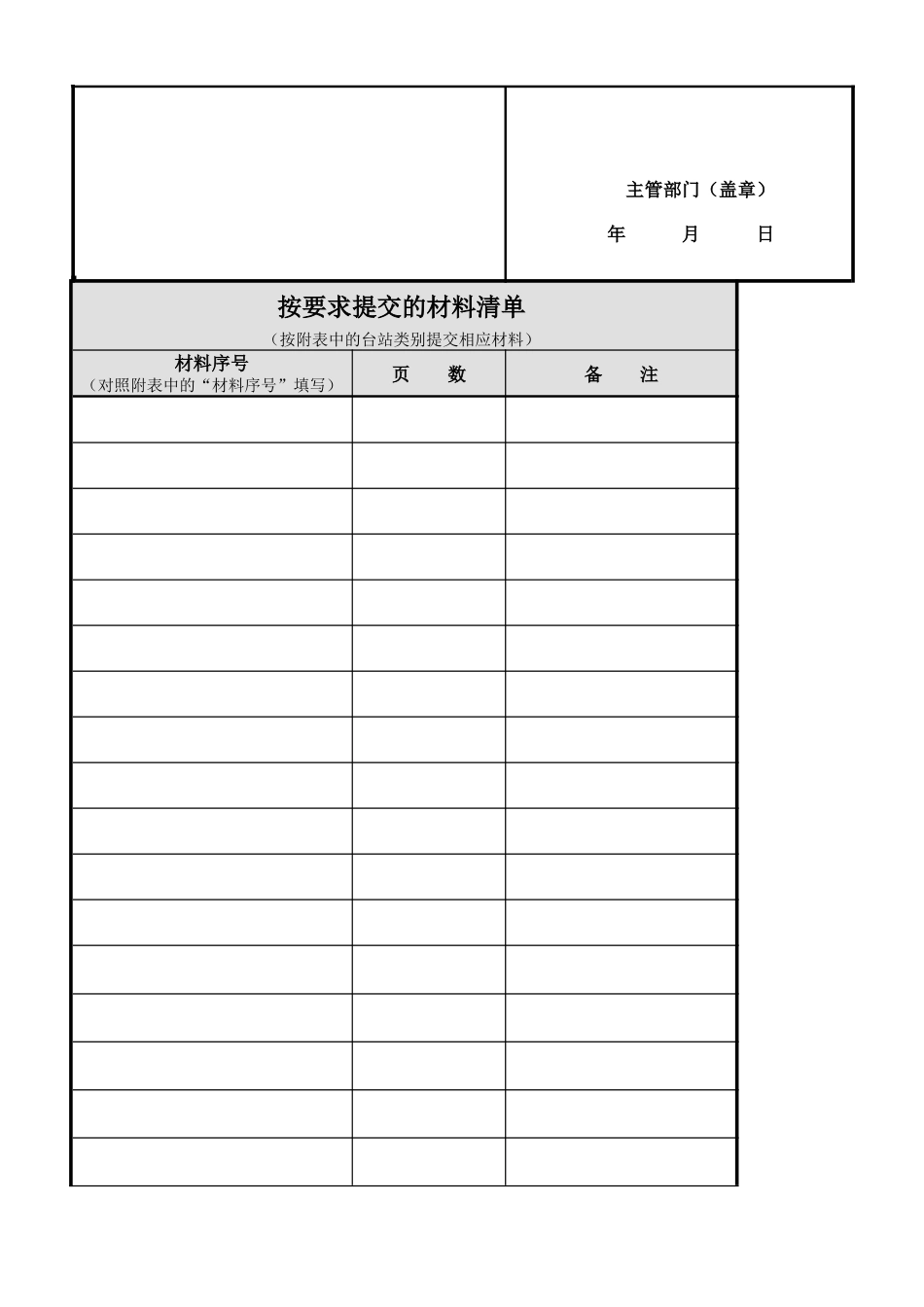 云南省无线电频率和台站行政许可申请书_第3页