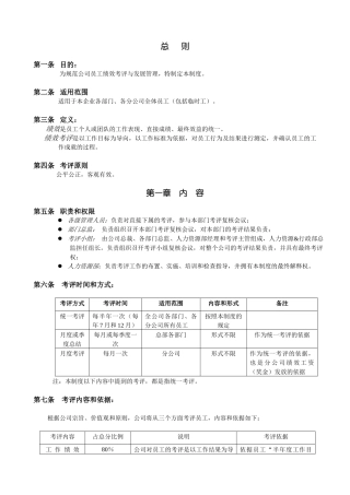 员工绩效考评与发展管理(1)