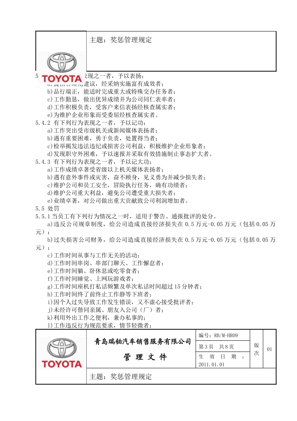 人力资源-09奖惩管理规定HR09_第2页
