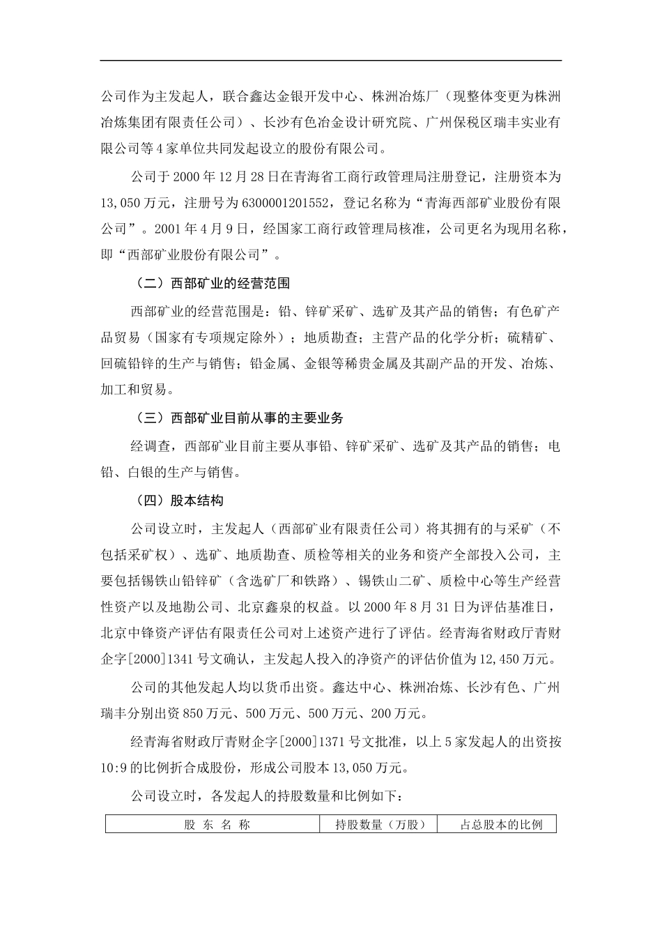 某矿业公司尽职调查报告书_第2页
