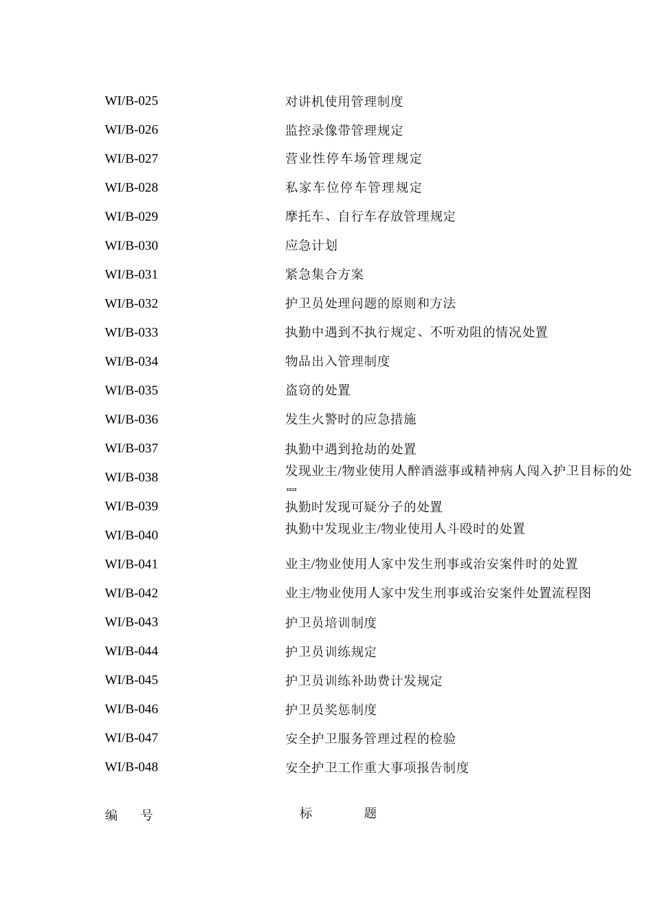 某物业公司安全保卫管理手册_第3页