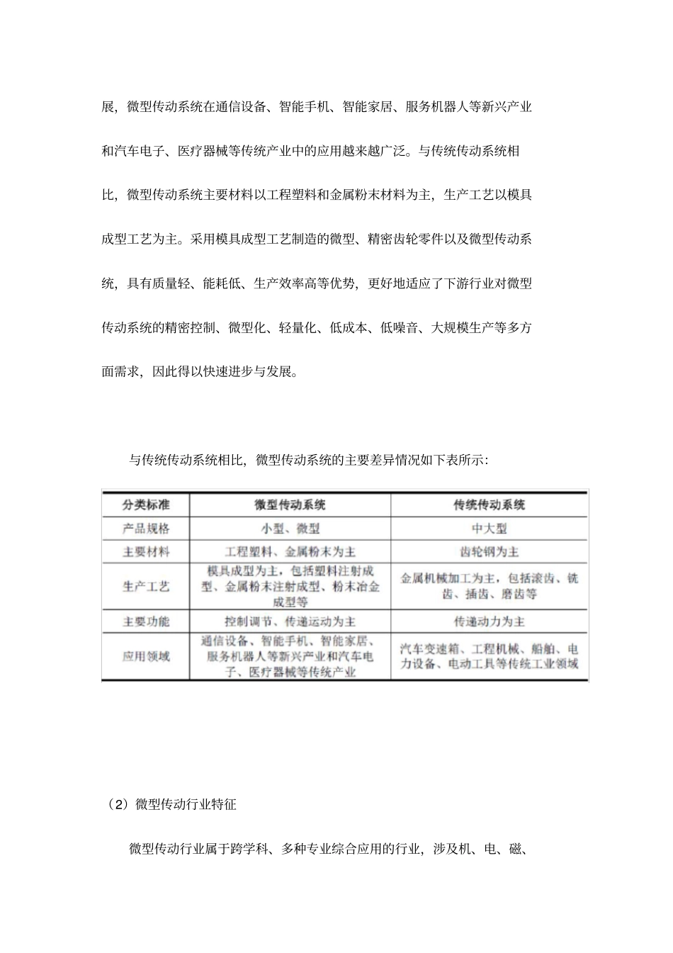 中国微型传动系统行业研究-行业概况_第2页