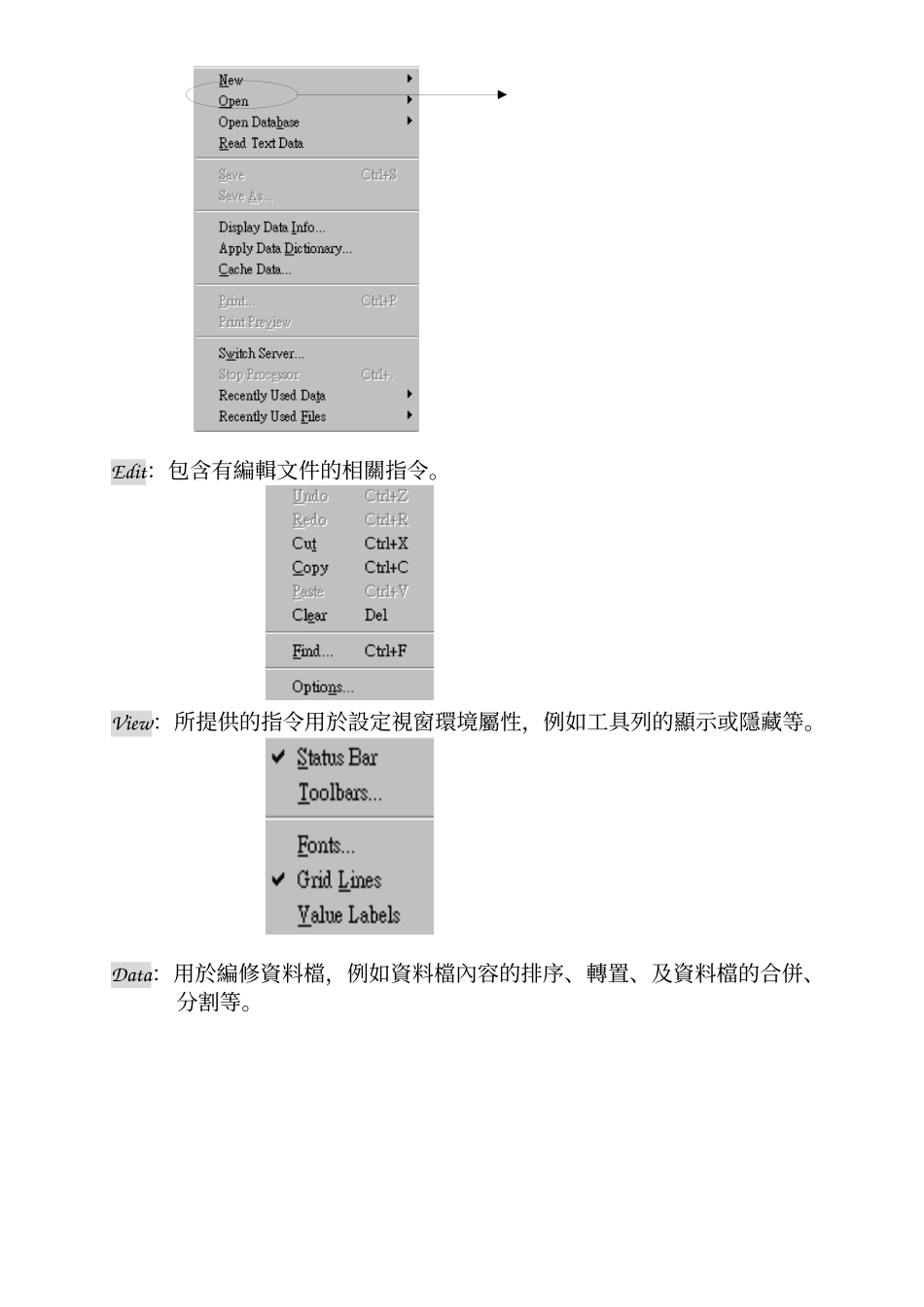 人力资源-SPSS操作介面环境简介_第2页