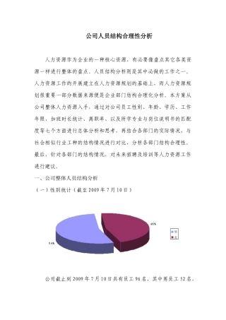 员工结构合理化分析
