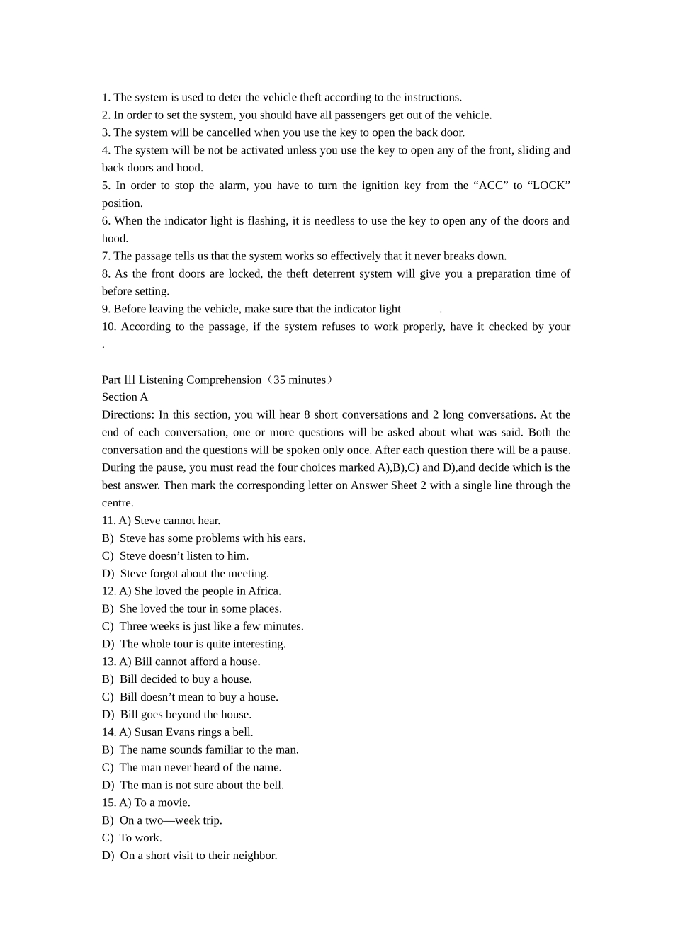 人力资源-CollegeEnglishModelTestThr_第3页