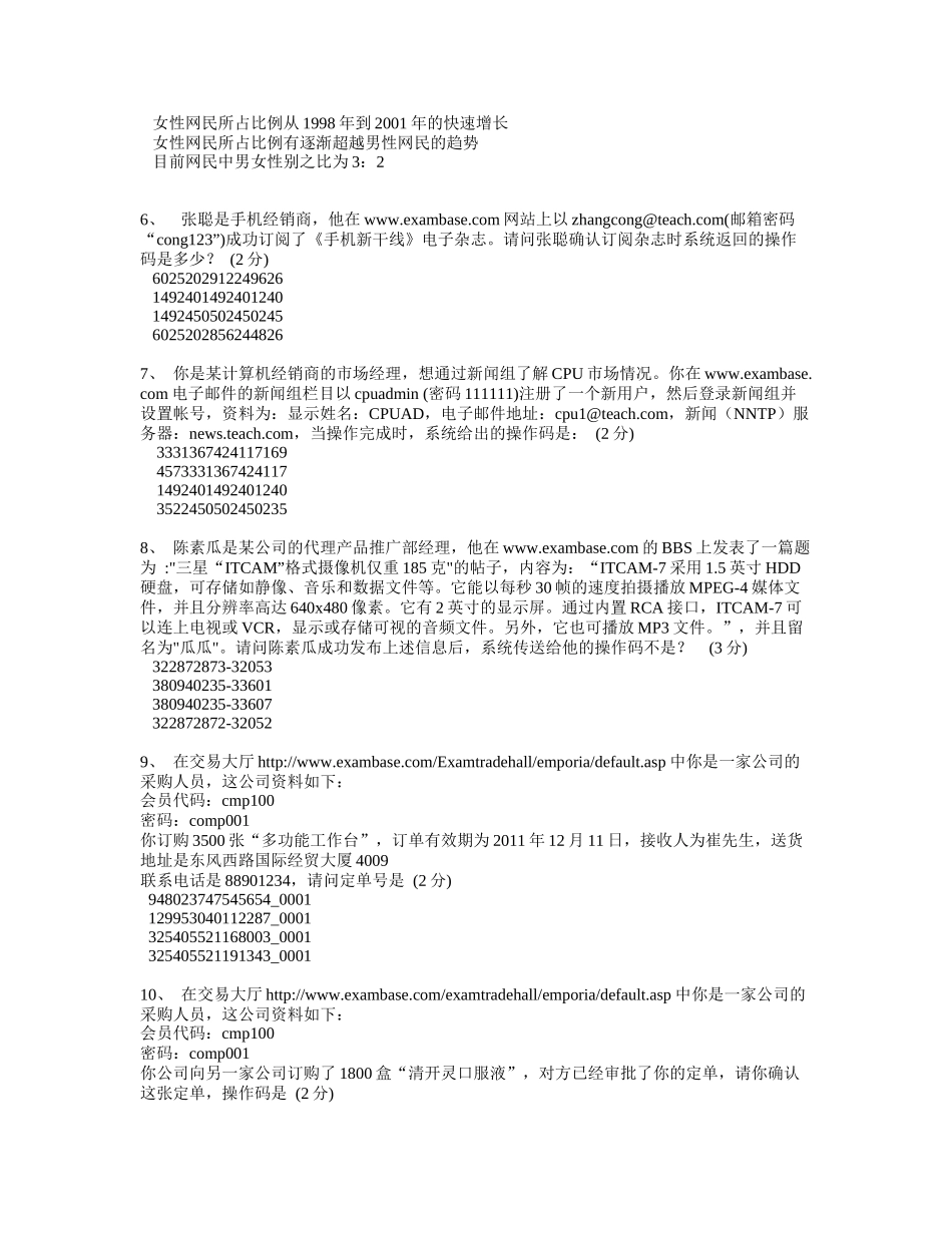 助理电子商务证实操2_第2页