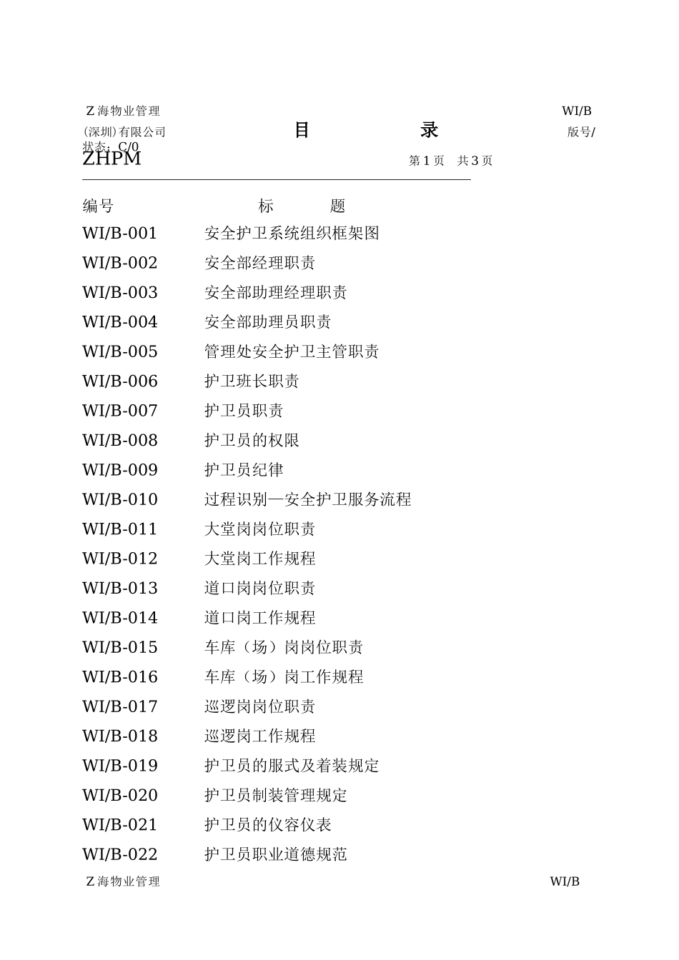 某物业公司安全护卫工作手册_第2页