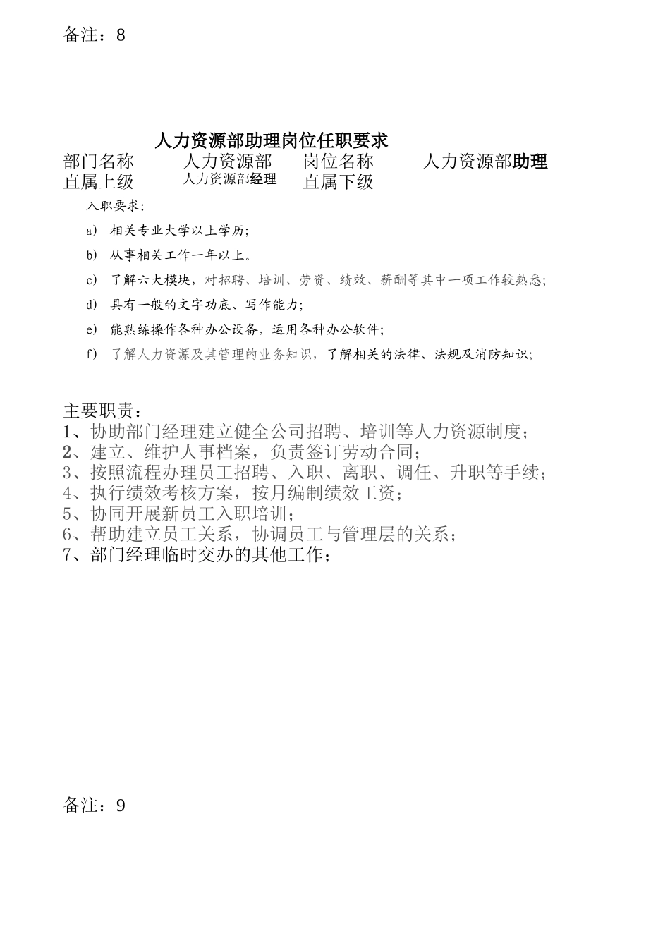 印刷厂各岗位职责分析说明_第2页