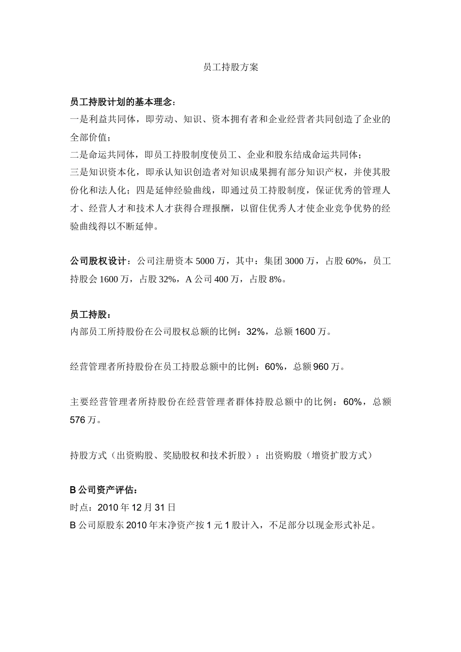 员工持股方案_第1页