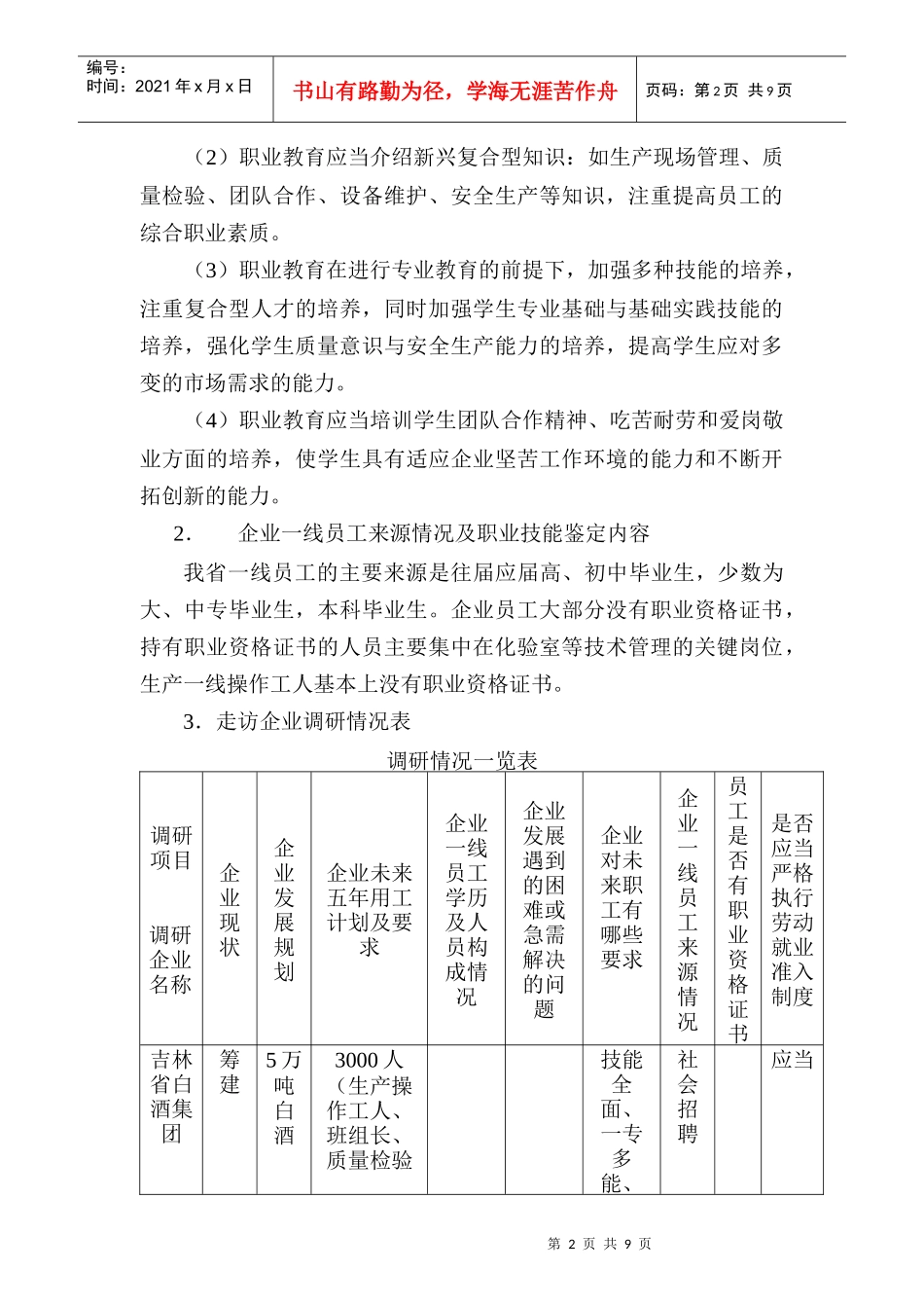 某省食品行业调查报告_第2页