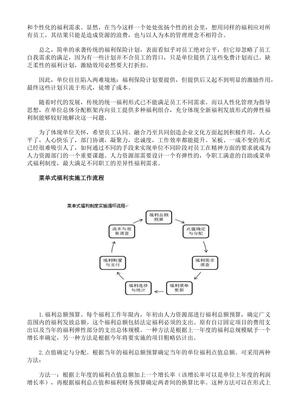 如何实施菜单式弹性福利制度方案_第2页