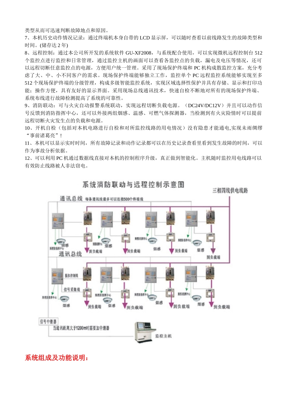 人力资源-GU3AL远程监控消防联动智能火灾报警控制系统终端_第3页