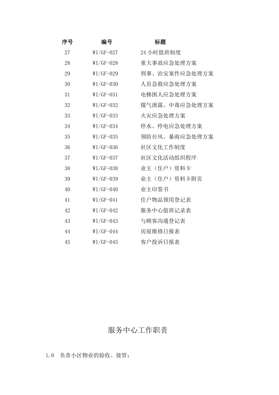 某物业公司服务中心工作手册--凡尘飞鱼_第2页