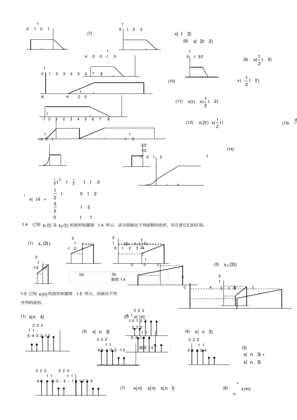 信号与系统课后习题答案汇总_第2页