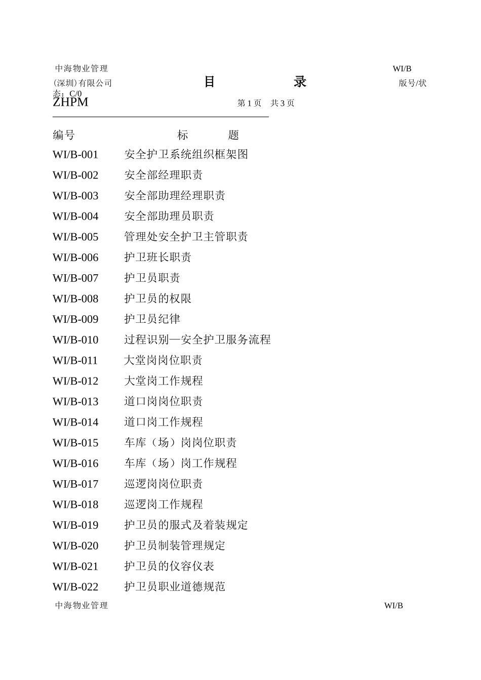 中海物业安全护卫工作手册_第2页