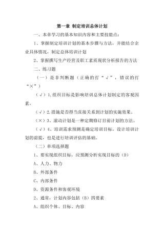 企业培训知识点讲解