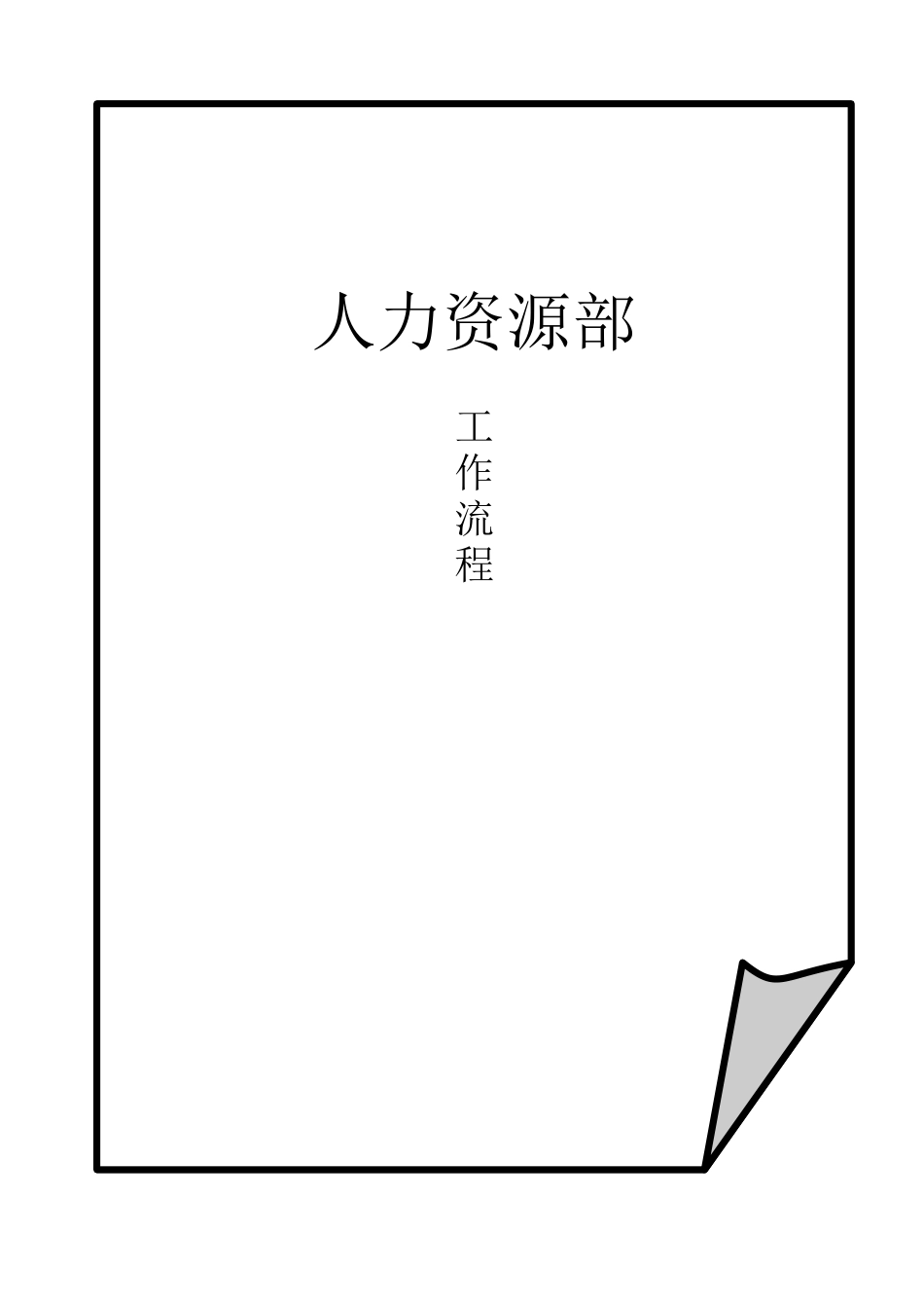 人力资源部HR工作指导手册_第1页