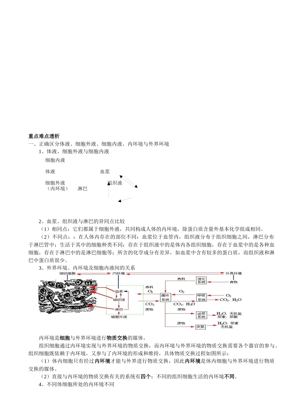 内环境与稳态的教学案_第2页