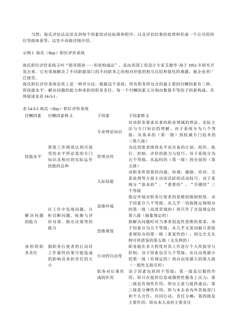 人力资源-IPE海氏和美世国际职位评估法_第2页