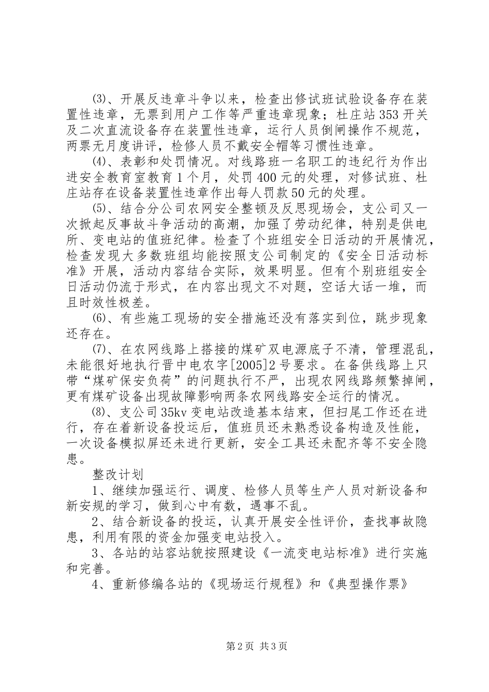 电网分公司反事故斗争活动总结_第2页