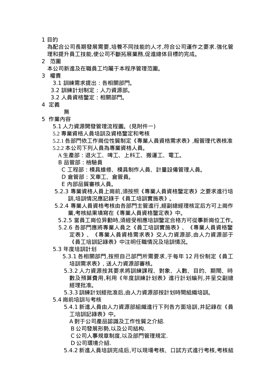 人力资源开发管理程序a_第1页