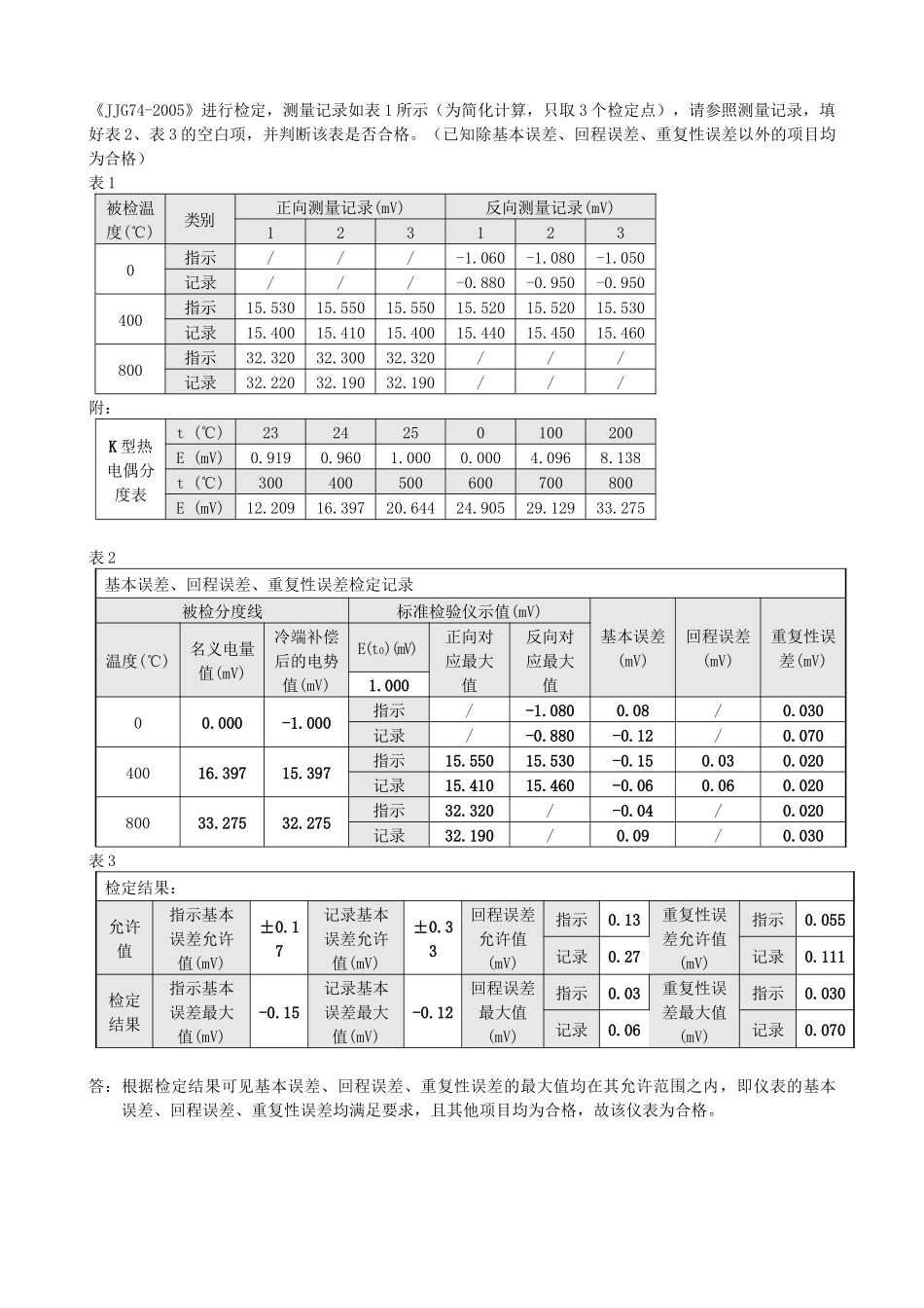 人力资源-wzhj计量人员考核试题(答案)_第3页