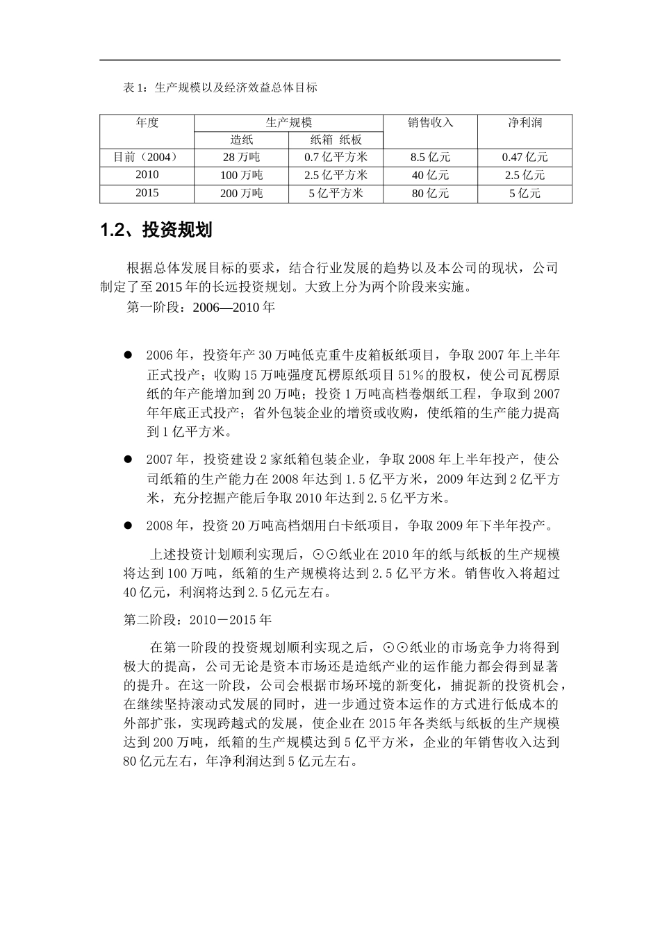 某纸业股份公司发展总体规划_第3页