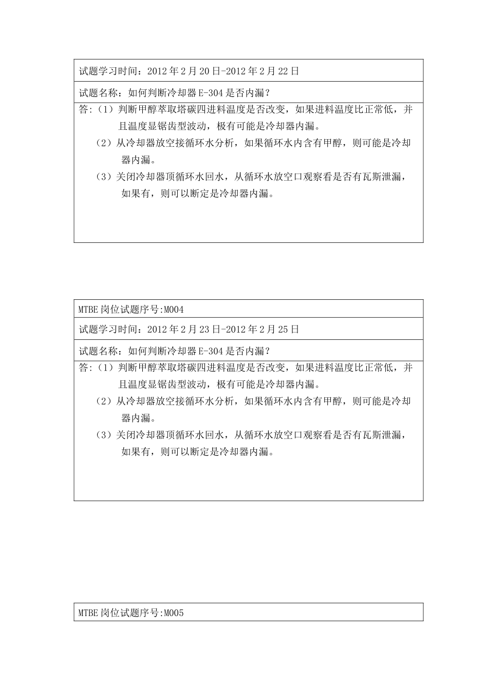 人力资源-MTBE装置岗位操作培训_第3页