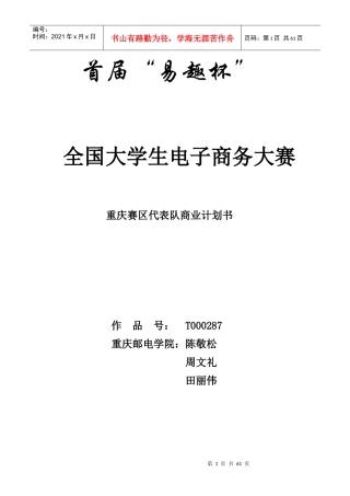 某网络玩具有限公司商业计划书