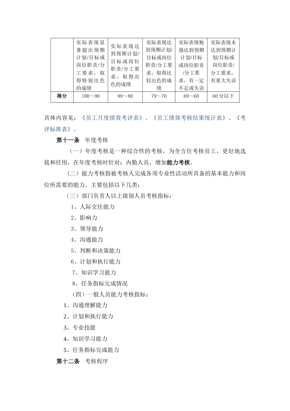 外架厂绩效考核方案_第3页