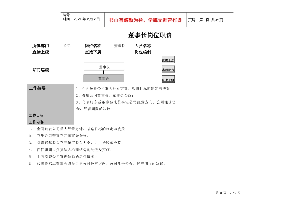 某镁业有限公司筹建期组织机构图_第3页